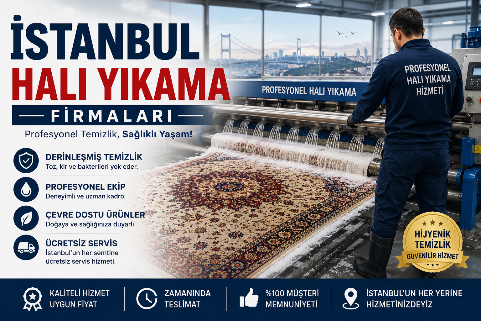 İstanbul Halı Yıkama Firmaları: Profesyonel ve Hijyenik Temizlik Hizmetleri